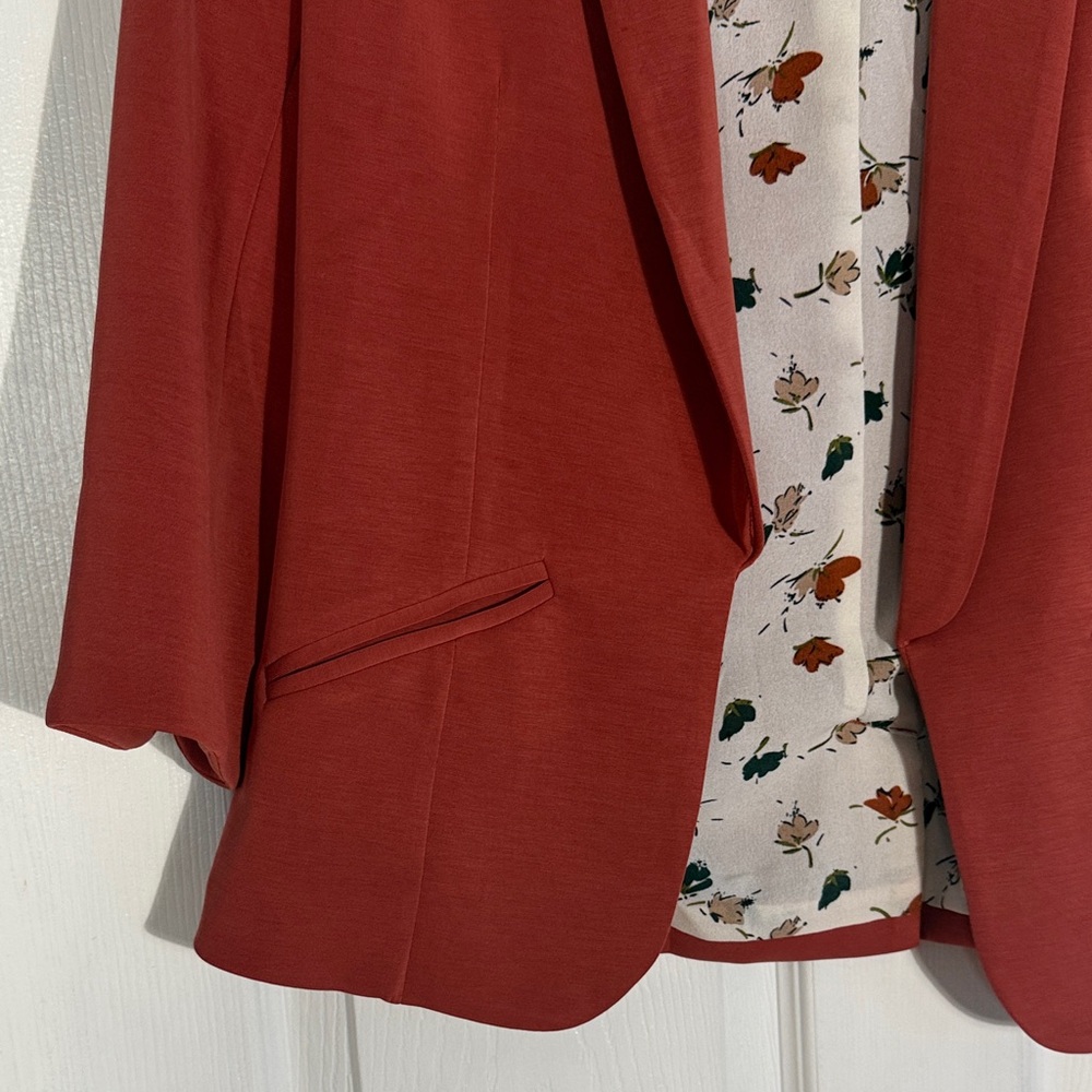 Rust Colored / burnt orange Blazer Jacket - image 2